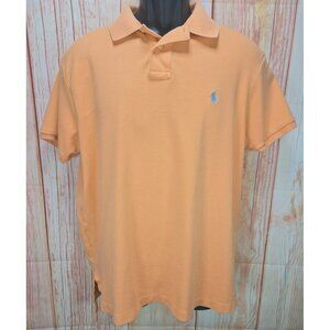 Polo Ralph Lauren Custom Fit Orange Polo Large